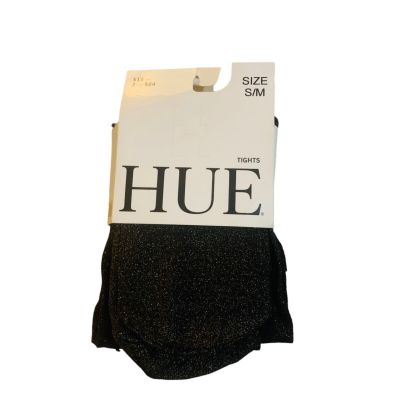 HUE Tights Metallic Tights - Black w/Gold Size: S/M 5'3